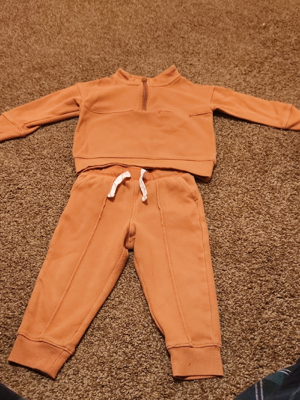 Cat & Jack Rust Orange Drawstring Joggers for Kids